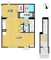 山形県山形市緑町３丁目（賃貸アパート1LDK・2階・43.66㎡） その1