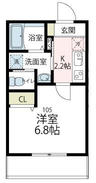 ＺＥＨマンション小田 105｜神奈川県川崎市川崎区小田２丁目(賃貸マンション1K・1階・23.74㎡)の写真 その2