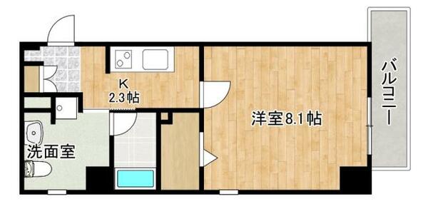 兵庫県神戸市東灘区田中町２丁目(賃貸マンション1K・3階・29.53㎡)の写真 その2