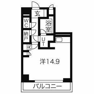 アーデン春岡｜愛知県名古屋市千種区春岡１丁目(賃貸マンション1R・3階・40.01㎡)の写真 その2