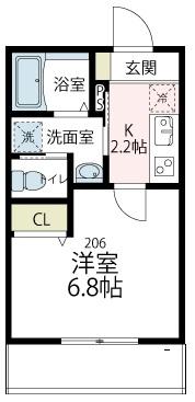 同じ建物の物件間取り写真 - ID:214052483039