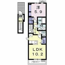 愛知県小牧市久保一色南２丁目（賃貸アパート1LDK・2階・44.66㎡） その2