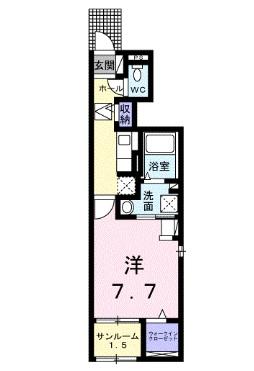 同じ建物の物件間取り写真 - ID:228049405551