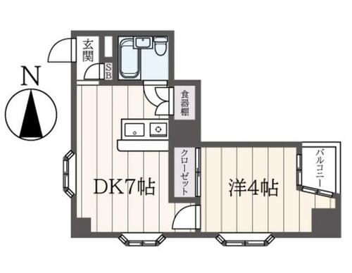 同じ建物の物件間取り写真 - ID:214054565428