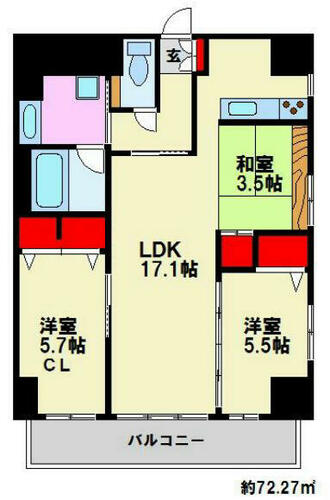 同じ建物の物件間取り写真 - ID:240028649750