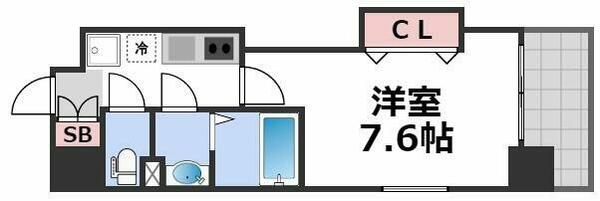 Ｌｕｘｅ玉造Ⅱ｜大阪府大阪市東成区中本４丁目(賃貸マンション1K・11階・24.75㎡)の写真 その2