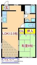 サングリーン姶良  ｜ 鹿児島県姶良市西餅田（賃貸アパート1LDK・2階・41.60㎡） その2