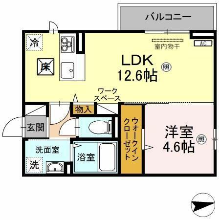 同じ建物の物件間取り写真 - ID:209005655230