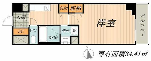 同じ建物の物件間取り写真 - ID:223032912614