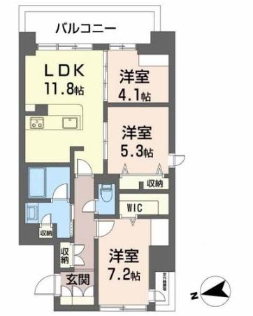 同じ建物の物件間取り写真 - ID:228050437760