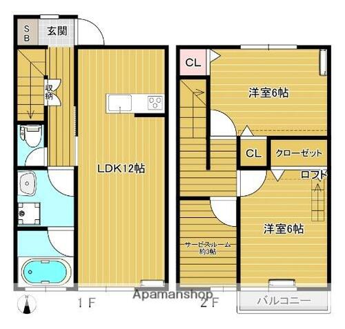 同じ建物の物件間取り写真 - ID:204003985038