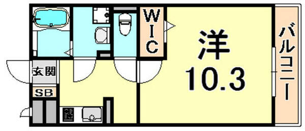 エクセルコート杭瀬 105｜兵庫県尼崎市杭瀬寺島１丁目(賃貸アパート1K・1階・33.78㎡)の写真 その2