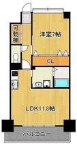 ＧＲＡＶＩＳ  ｜ 福岡県北九州市戸畑区新池１丁目（賃貸マンション1LDK・6階・47.04㎡） その2