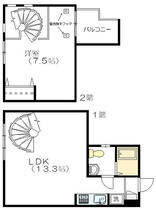 ＯＡＫＳ 107 ｜ 東京都世田谷区上馬４丁目（賃貸マンション1LDK・1階・48.95㎡） その2