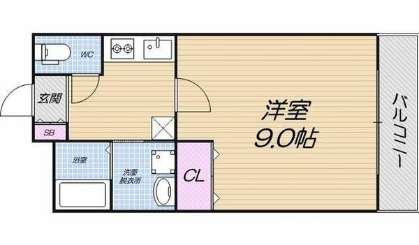 リバーライズ東小橋 505｜大阪府大阪市東成区東小橋３丁目(賃貸マンション1K・5階・28.20㎡)の写真 その2