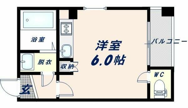 パークレーン深江橋 805｜大阪府大阪市東成区神路１丁目(賃貸マンション1R・8階・18.00㎡)の写真 その2