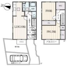 サンパティーク北烏山 0003 ｜ 東京都世田谷区北烏山７丁目（賃貸テラスハウス2LDK・--・63.00㎡） その2