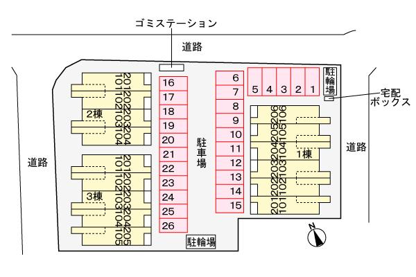 フロレゾンⅡ 203｜兵庫県姫路市飯田(賃貸アパート1K・2階・43.79㎡)の写真 その12