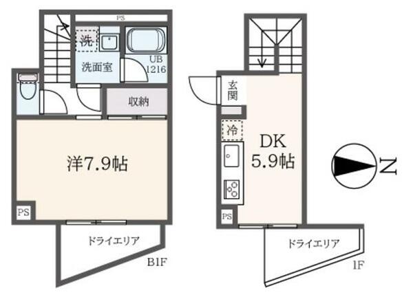 ＡＳＴＩＬＥ広尾 102｜東京都渋谷区広尾２丁目(賃貸マンション1DK・--・39.91㎡)の写真 その2