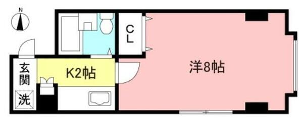 サニーハイツ 103｜東京都三鷹市下連雀６丁目(賃貸マンション1K・1階・21.00㎡)の写真 その2