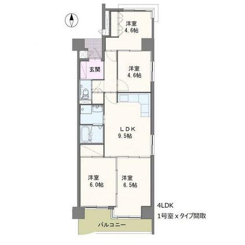 同じ建物の物件間取り写真 - ID:216001934872