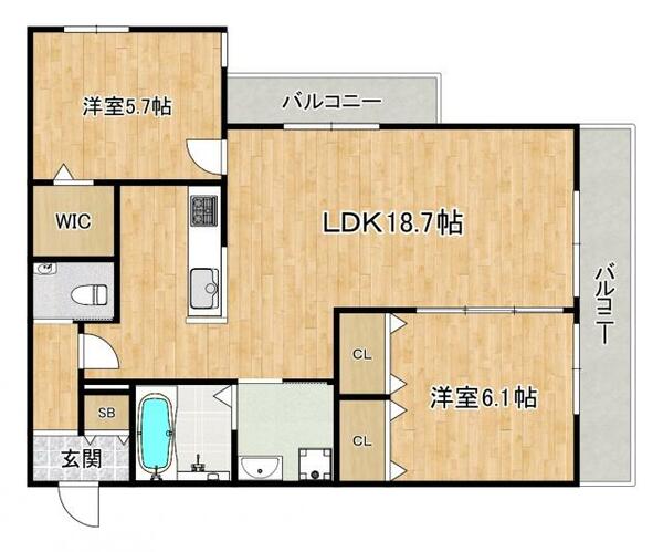 ア・ライヴ本山 103｜兵庫県神戸市東灘区本山北町６丁目(賃貸マンション2LDK・1階・71.56㎡)の写真 その2