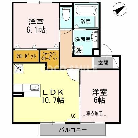 同じ建物の物件間取り写真 - ID:223032477977