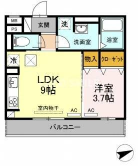 同じ建物の物件間取り写真 - ID:223031935474