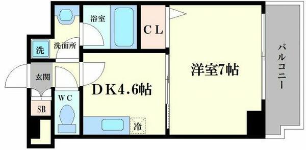 ウォンテ｜大阪府大阪市生野区巽中２丁目(賃貸マンション1DK・4階・29.61㎡)の写真 その2