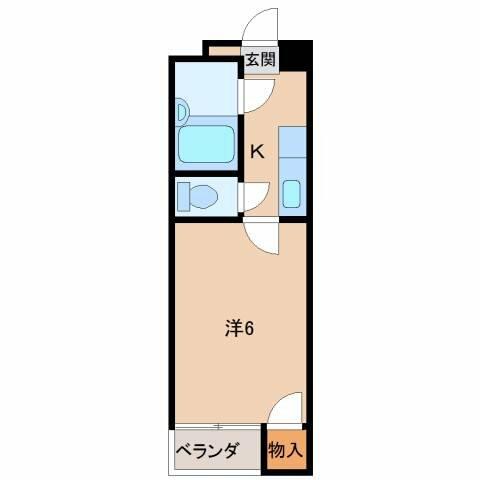 レジデンスウイング｜和歌山県和歌山市有家(賃貸マンション1K・3階・19.00㎡)の写真 その2