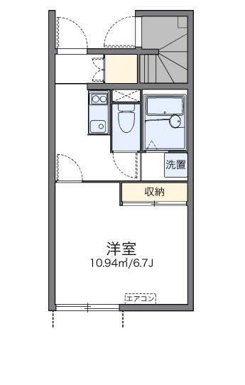 兵庫県明石市二見町福里(賃貸アパート1K・1階・23.27㎡)の写真 その2