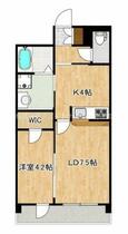 熊本県合志市幾久富（賃貸マンション1LDK・2階・40.04㎡） その2