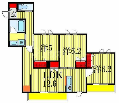 同じ建物の物件間取り写真 - ID:212044739708