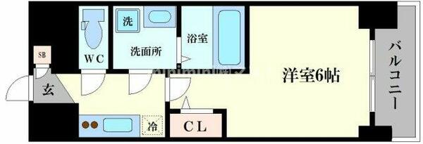 エスリード大阪リエート｜大阪府大阪市大正区三軒家東４丁目(賃貸マンション1K・2階・21.02㎡)の写真 その2