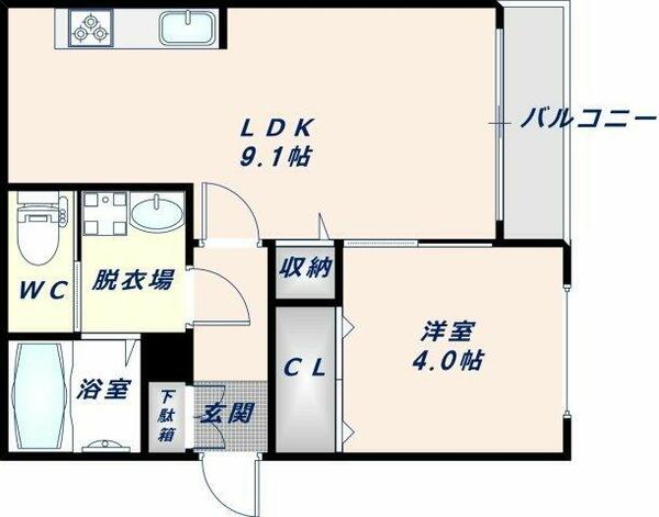 ヴィエント中小阪 103｜大阪府東大阪市中小阪２丁目(賃貸アパート1LDK・1階・31.82㎡)の写真 その2