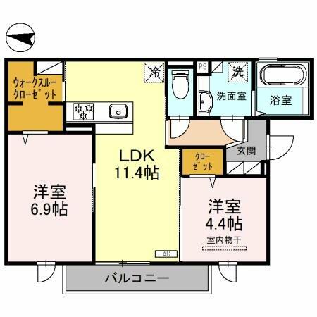 同じ建物の物件間取り写真 - ID:227080594691