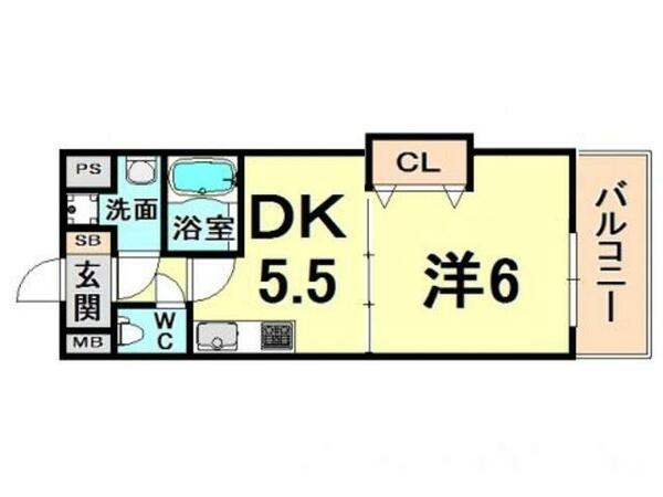 プリマベーラ 301｜兵庫県尼崎市東園田町９丁目(賃貸マンション1DK・3階・30.24㎡)の写真 その2