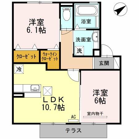 同じ建物の物件間取り写真 - ID:223032485717