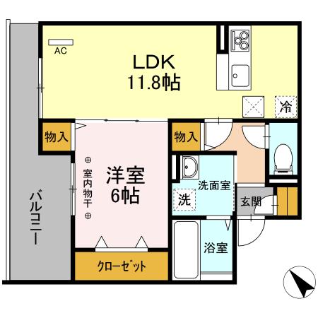 同じ建物の物件間取り写真 - ID:207001159086