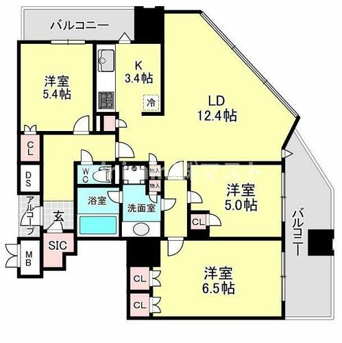 同じ建物の物件間取り写真 - ID:227080270503