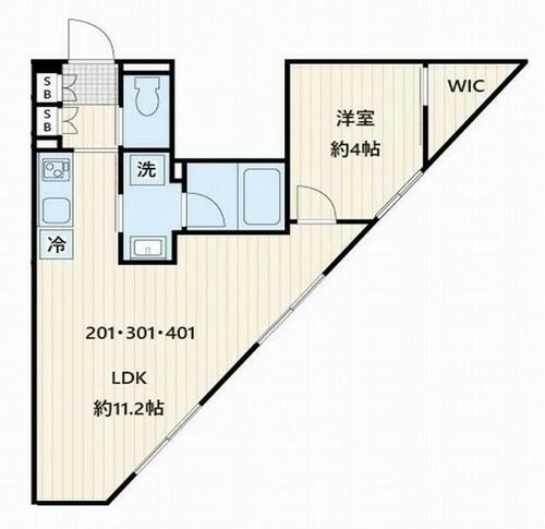 同じ建物の物件間取り写真 - ID:213095209641