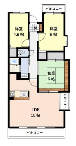 同じ建物の物件間取り写真 - ID:223032320524