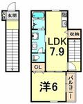 西宮市小松南町1丁目 3階建 築6年のイメージ