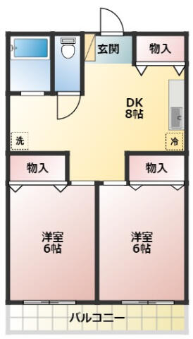 同じ建物の物件間取り写真 - ID:222016550548