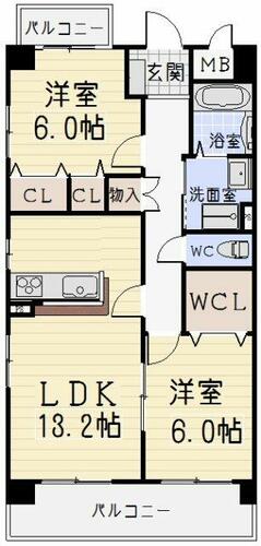 レストポイント池花の間取り