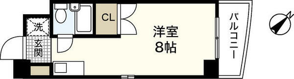 関本緑井ビル｜広島県広島市安佐南区緑井２丁目(賃貸マンション1R・3階・20.16㎡)の写真 その2