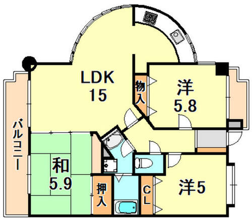 同じ建物の物件間取り写真 - ID:228048534705