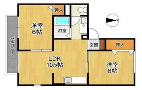 グランシャリオ B103 ｜ 兵庫県神戸市北区鹿の子台南町２丁目（賃貸アパート2LDK・1階・48.83㎡） その2