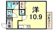 尼崎市長洲中通１丁目 3階建 築21年のイメージ