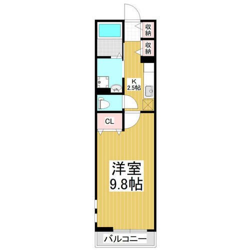 シャロル若里_間取り_0